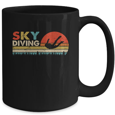 Sunset Skydiving Art Men Women Skydive Sky Diving Skydiver Mug | teecentury
