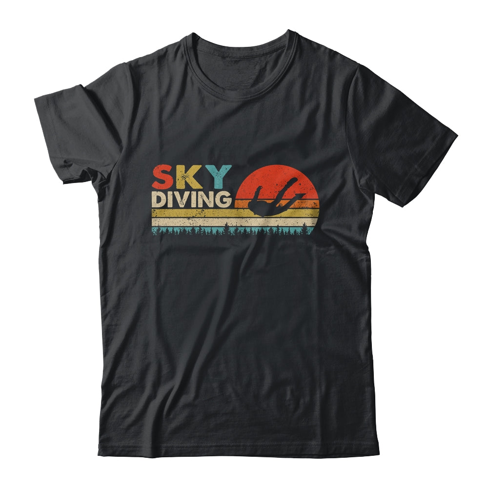 Sunset Skydiving Art Men Women Skydive Sky Diving Skydiver Shirt & Tank Top | teecentury