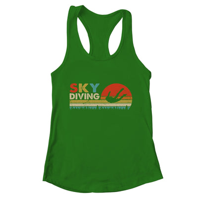 Sunset Skydiving Art Men Women Skydive Sky Diving Skydiver Shirt & Tank Top | teecentury