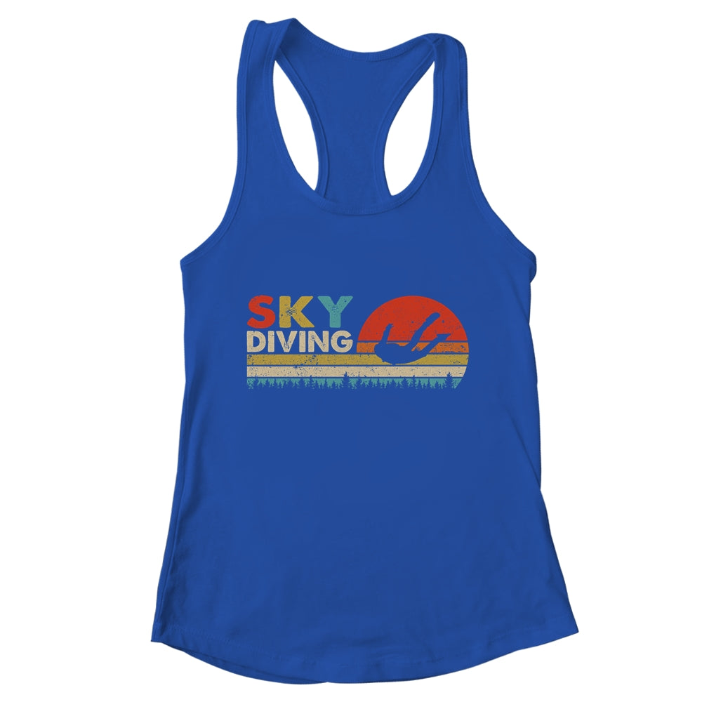 Sunset Skydiving Art Men Women Skydive Sky Diving Skydiver Shirt & Tank Top | teecentury