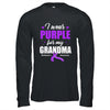 Support I Wear Purple For My Grandma Alzheimer's Awareness Shirt & Hoodie | teecentury