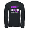 Support Squad Alzheimer's Awareness Purple Ribbon Shirt & Hoodie | teecentury