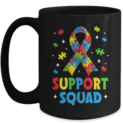 Support Squad Autism Awareness Month Ribbon Men Women Kids Mug | teecentury