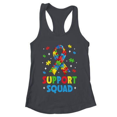 Support Squad Autism Awareness Month Ribbon Men Women Kids Shirt & Tank Top | teecentury