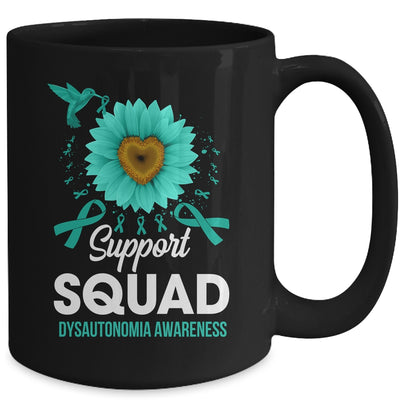 Support Squad Dysautonomia Awareness Sunflower Hummingbird Mug | teecentury