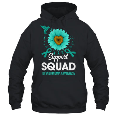 Support Squad Dysautonomia Awareness Sunflower Hummingbird Shirt & Tank Top | teecentury