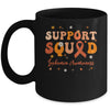 Support Squad Orange Ribbon Leukemia Awareness Blood Cancer Mug | teecentury