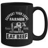 Support Your Local Farmer For Men Women Cow Farmer Mug | teecentury