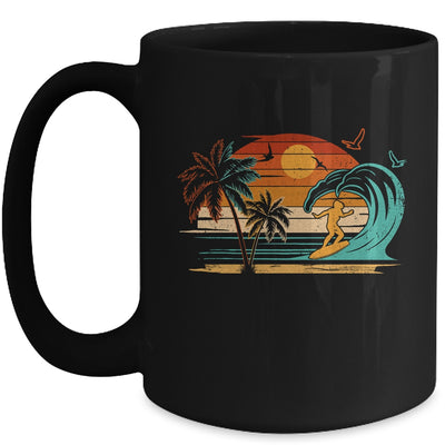 Surf Art For Men Women Beach Surfer Hawaiian Wave Surfing Mug | teecentury