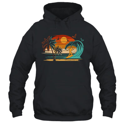 Surf Art For Men Women Beach Surfer Hawaiian Wave Surfing Shirt & Tank Top | teecentury