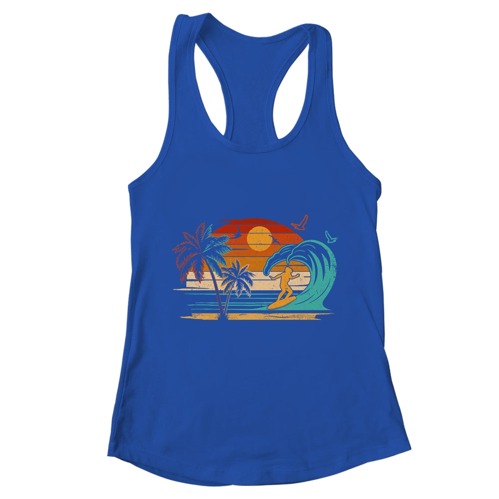Surf Art For Men Women Beach Surfer Hawaiian Wave Surfing Shirt & Tank Top | teecentury