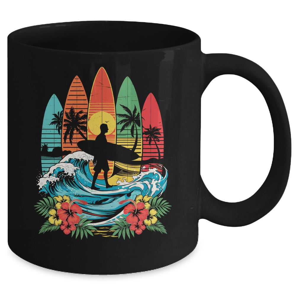 Surfboarder Hawaii Wave Surfing Beach Surfer Lover Men Women Mug | teecentury