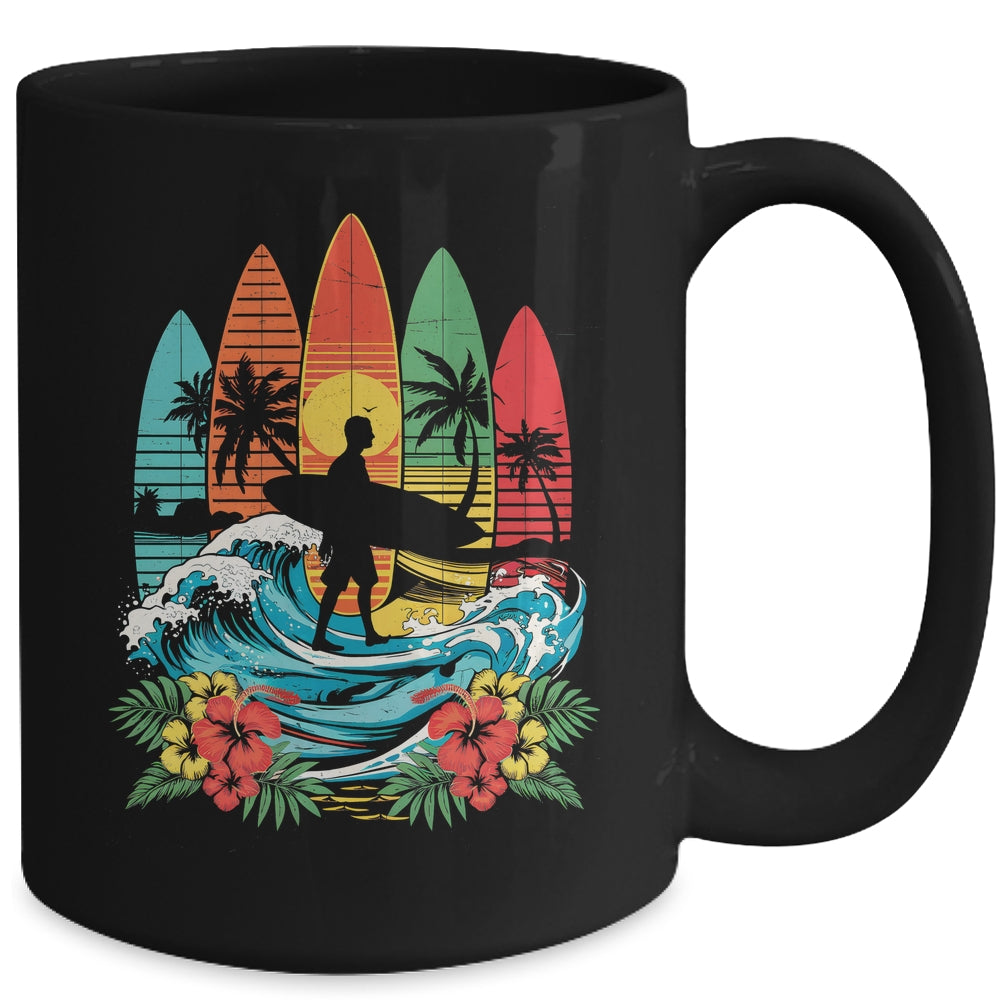 Surfboarder Hawaii Wave Surfing Beach Surfer Lover Men Women Mug | teecentury
