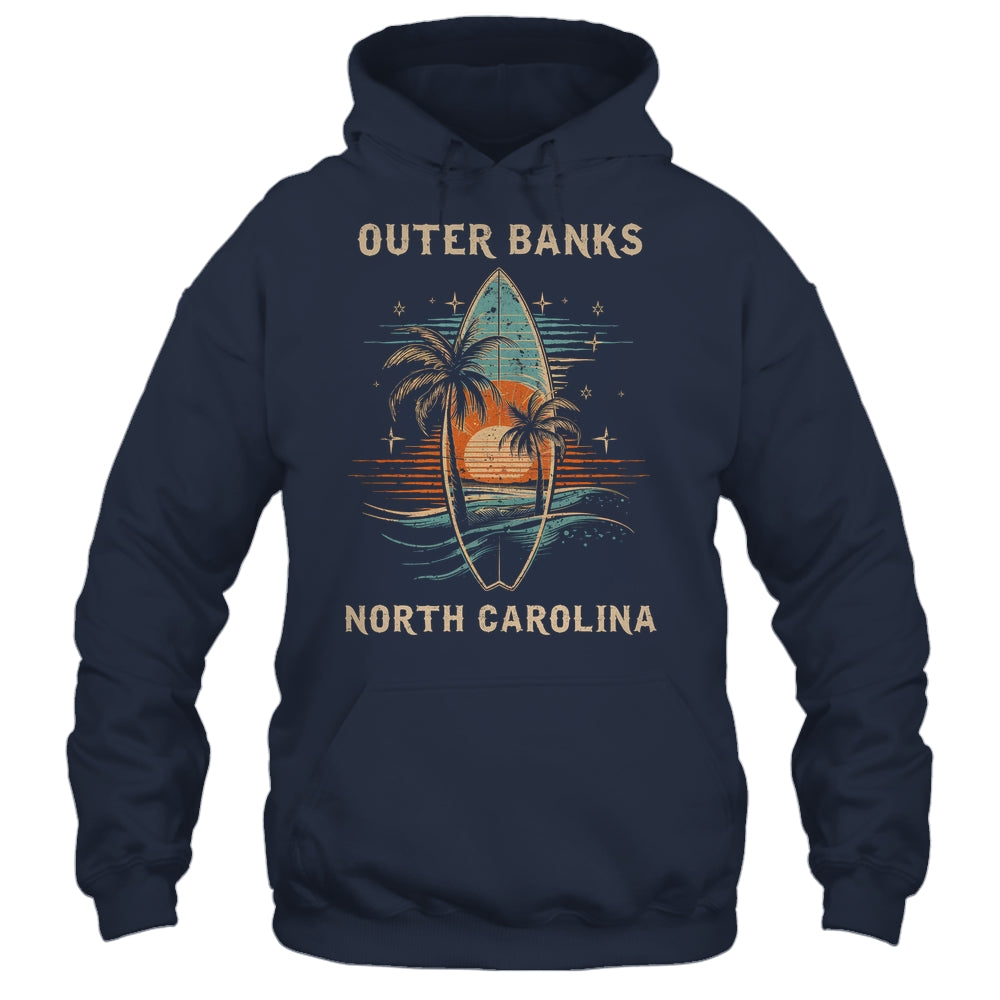 Surfboarder Outer Banks North Carolina Surf Board Surfing Surfer Shirt & Tank Top | teecentury