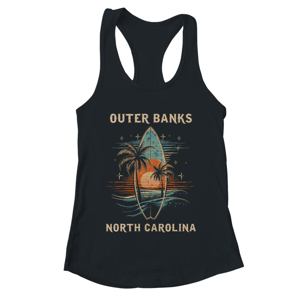 Surfboarder Outer Banks North Carolina Surf Board Surfing Surfer Shirt & Tank Top | teecentury