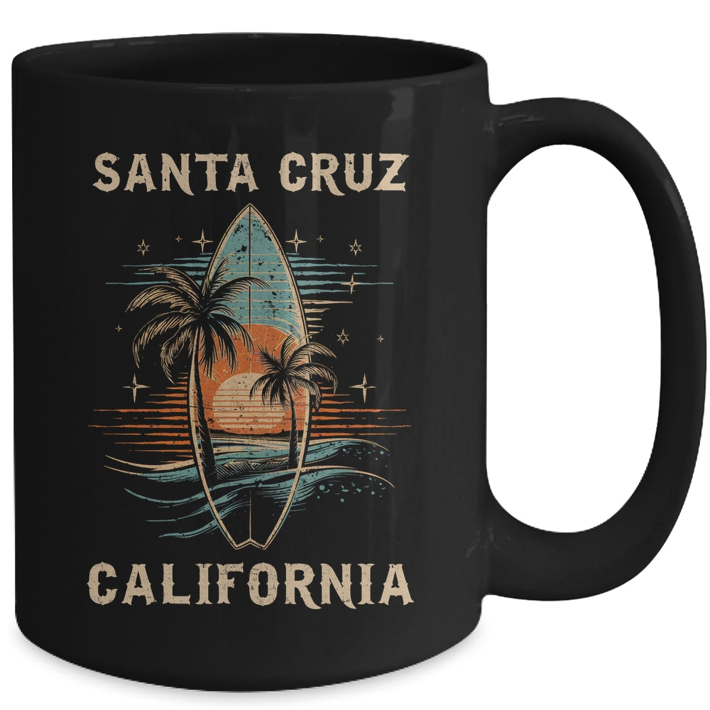 Surfboarder Santa Cruz California Surf Board Surfing Surfer Mug | teecentury