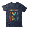 Surfer Girl Surfboard Surfing Women Girls Surf Ocean Surfing Shirt & Tank Top | teecentury