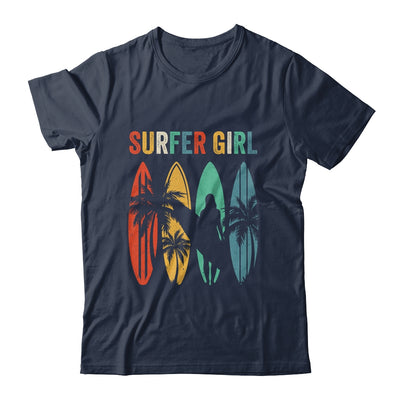Surfer Girl Surfboard Surfing Women Girls Surf Ocean Surfing Shirt & Tank Top | teecentury
