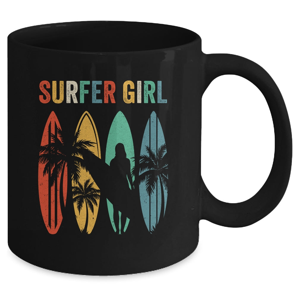 Surfer Girl Surfboard Surfing Women Girls Surf Ocean Surfing Mug | teecentury