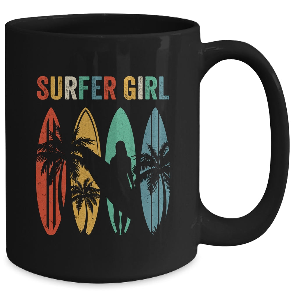 Surfer Girl Surfboard Surfing Women Girls Surf Ocean Surfing Mug | teecentury