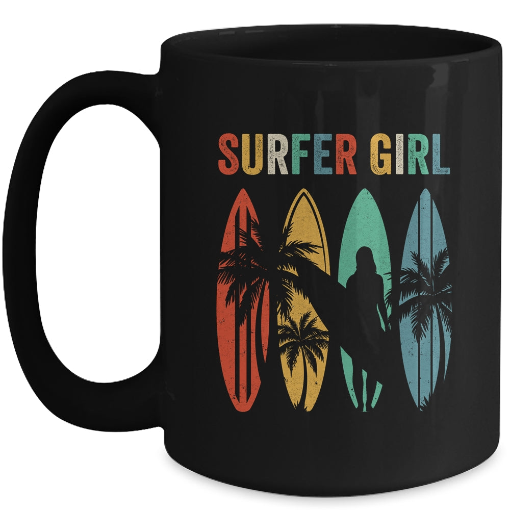 Surfer Girl Surfboard Surfing Women Girls Surf Ocean Surfing Mug | teecentury