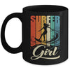 Surfer Girl Vintage Waves Surfing Trainer Surfboard Lover Mug | teecentury