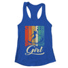 Surfer Girl Vintage Waves Surfing Trainer Surfboard Lover Shirt & Tank Top | teecentury