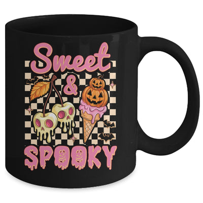 Sweet And Spooky Halloween Ice Cream Funny Spooky Season Mug | teecentury