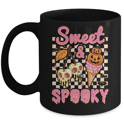 Sweet And Spooky Halloween Ice Cream Funny Spooky Season Mug | teecentury