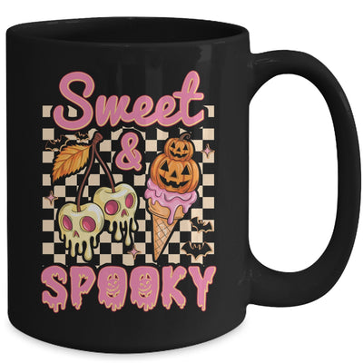 Sweet And Spooky Halloween Ice Cream Funny Spooky Season Mug | teecentury