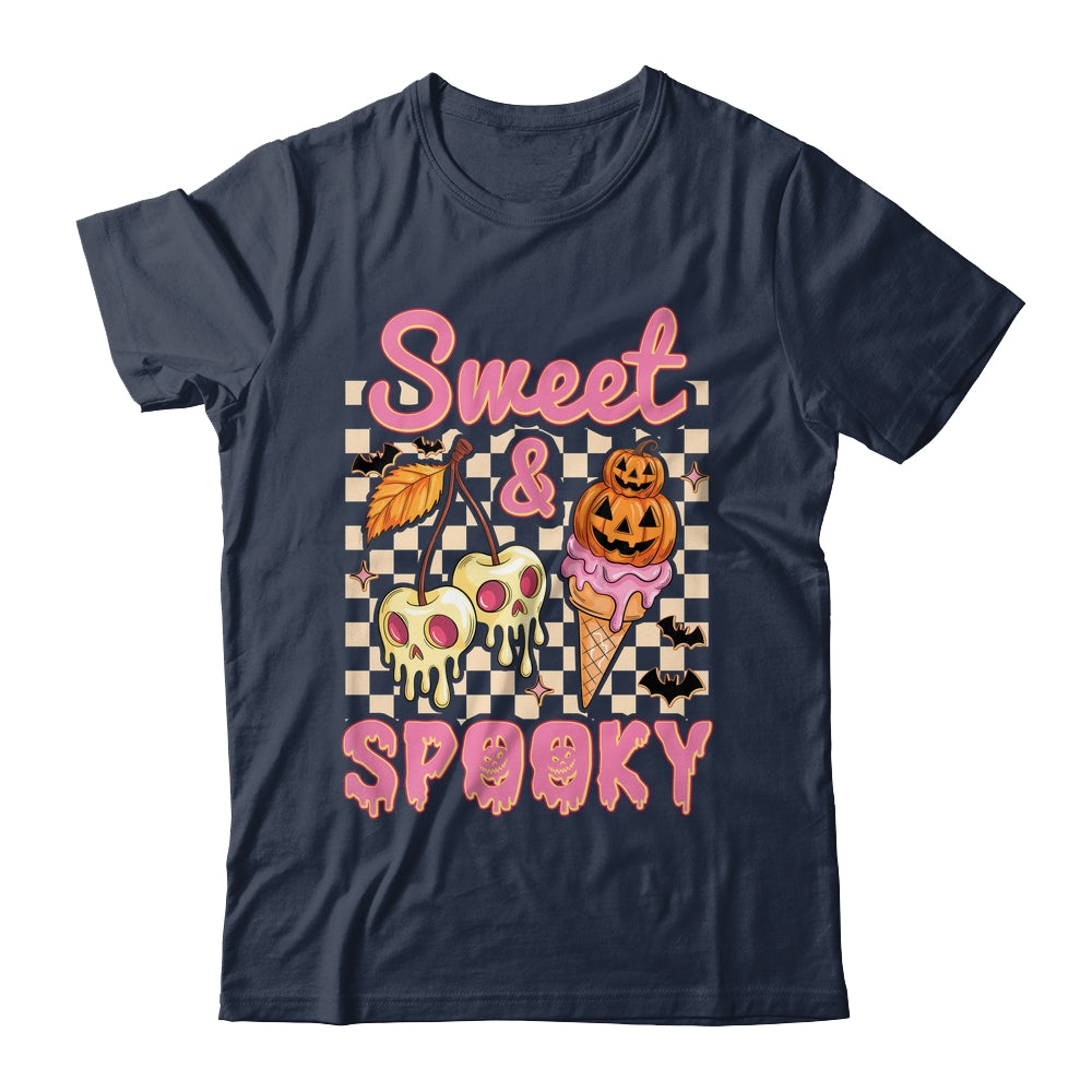 Sweet And Spooky Halloween Ice Cream Funny Spooky Season Shirt & Hoodie | teecentury