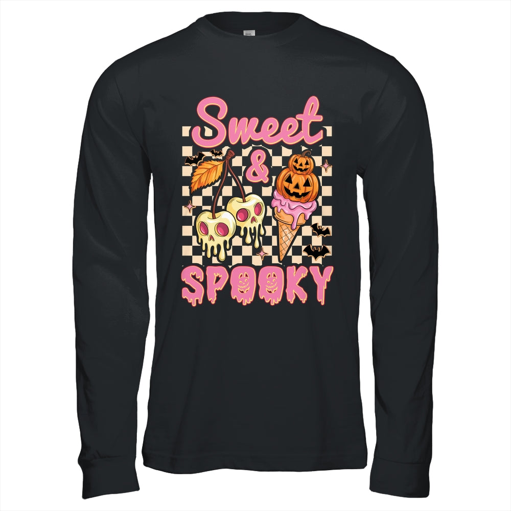 Sweet And Spooky Halloween Ice Cream Funny Spooky Season Shirt & Hoodie | teecentury
