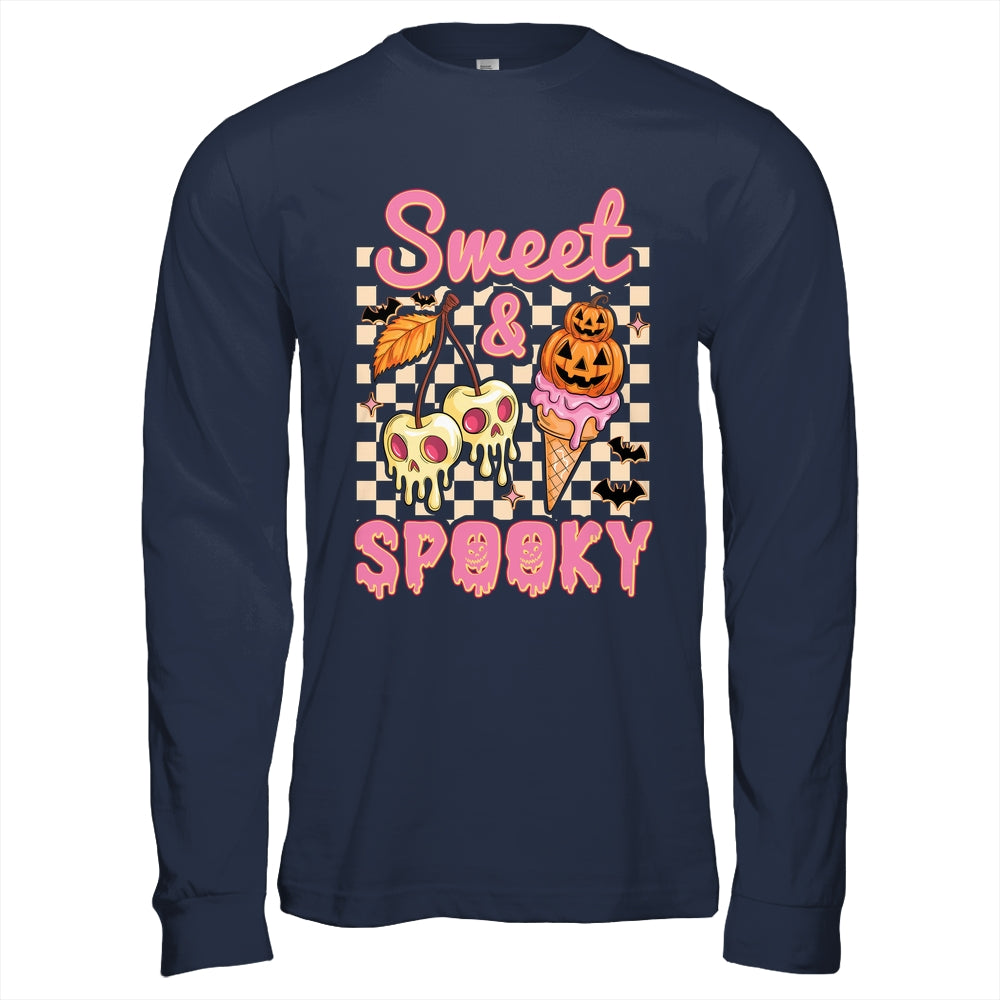 Sweet And Spooky Halloween Ice Cream Funny Spooky Season Shirt & Hoodie | teecentury