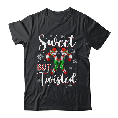 Sweet But Twisted Funny Christmas Candy Cane Xmas Holiday Shirt & Sweatshirt | teecentury