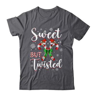 Sweet But Twisted Funny Christmas Candy Cane Xmas Holiday Shirt & Sweatshirt | teecentury