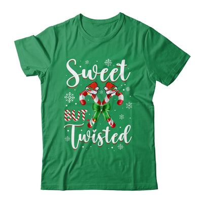 Sweet But Twisted Funny Christmas Candy Cane Xmas Holiday Shirt & Sweatshirt | teecentury
