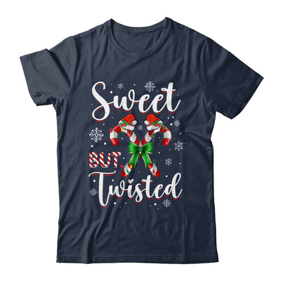 Sweet But Twisted Funny Christmas Candy Cane Xmas Holiday Shirt & Sweatshirt | teecentury