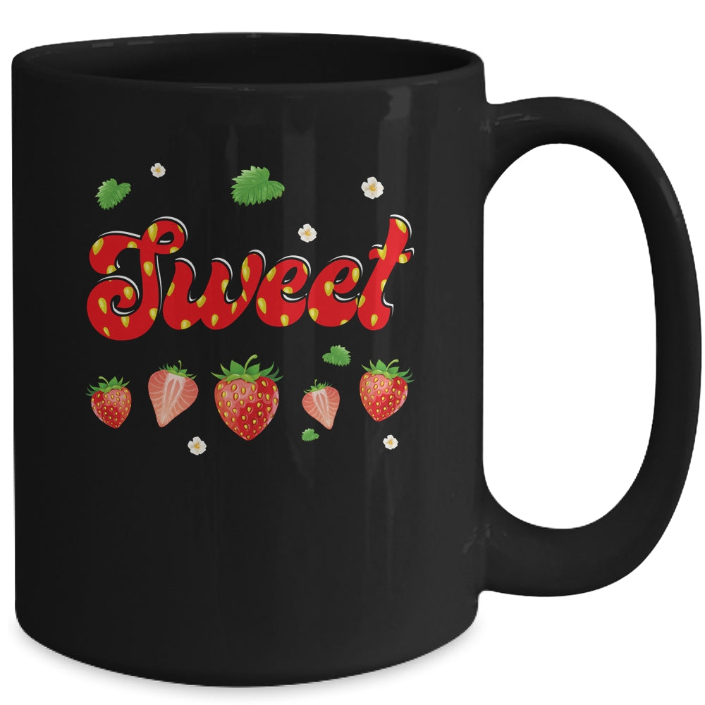 Sweet Strawberries Fruitarian Strawberry Berry Fruit Lover Mug | teecentury