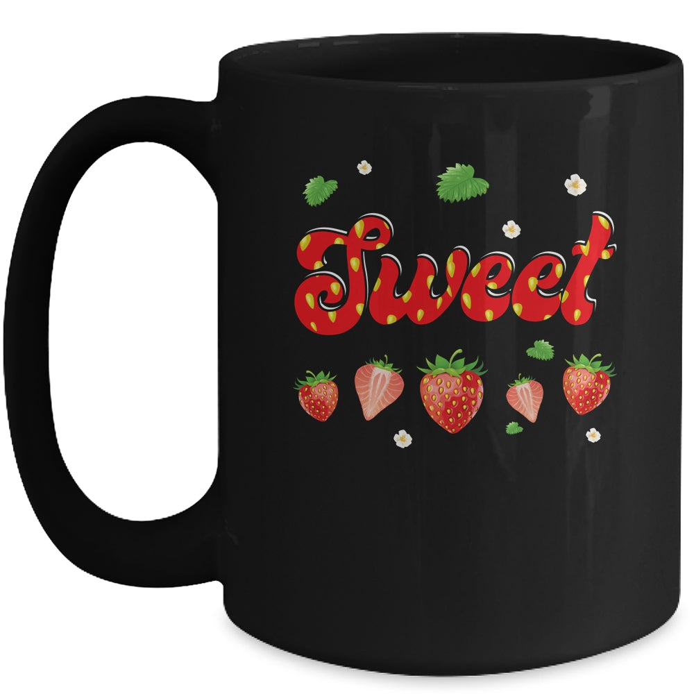 Sweet Strawberries Fruitarian Strawberry Berry Fruit Lover Mug | teecentury