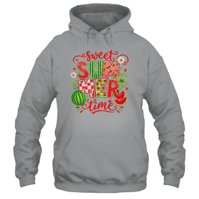 Sweet Summer Time Watermelon Vibes Coquette Bow Girls Women Shirt & Tank Top | teecentury