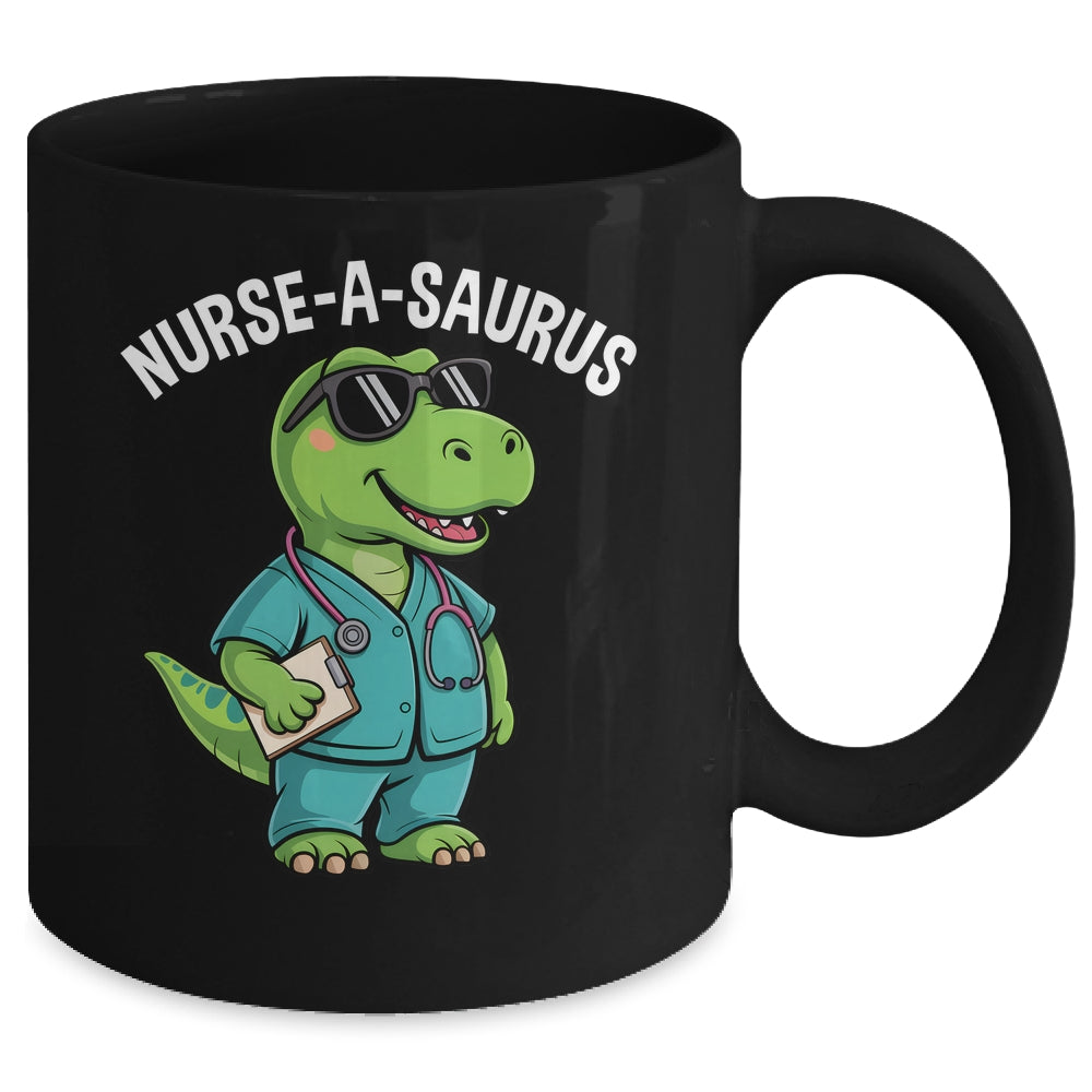 T-Rex Dinosaur Nurse Week Appreciation Funny Nurse Mug | teecentury