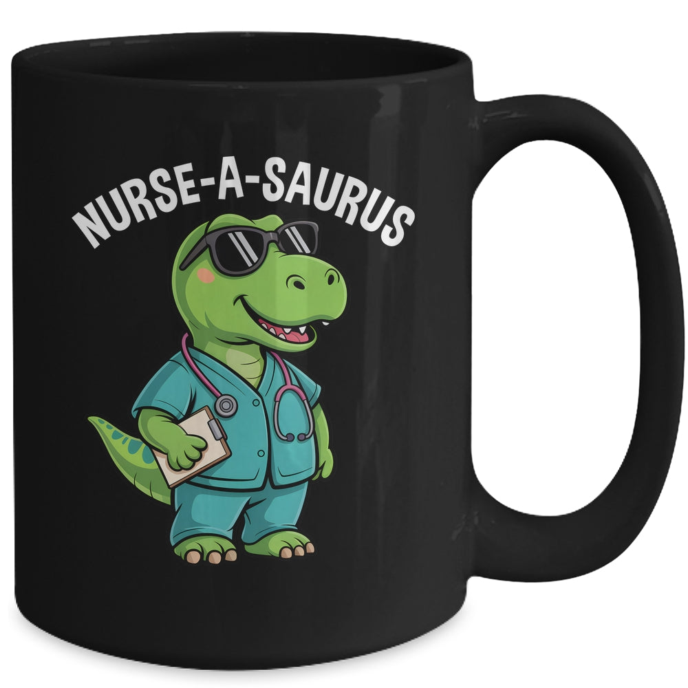 T-Rex Dinosaur Nurse Week Appreciation Funny Nurse Mug | teecentury