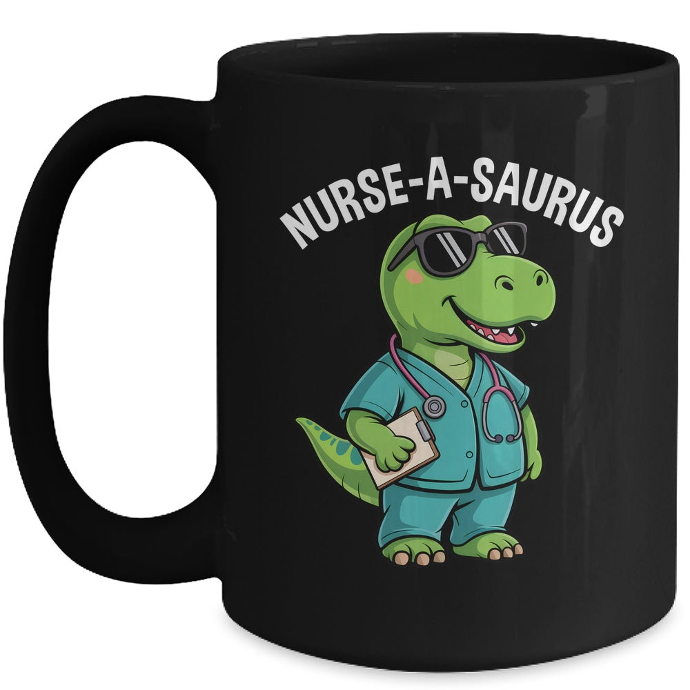 T-Rex Dinosaur Nurse Week Appreciation Funny Nurse Mug | teecentury