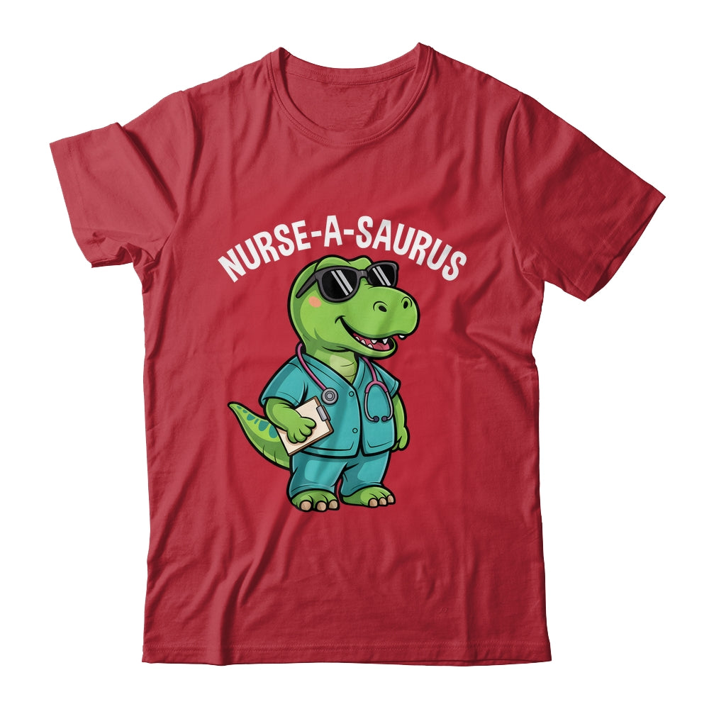 T-Rex Dinosaur Nurse Week Appreciation Funny Nurse Shirt & Hoodie | teecentury