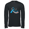 T1D Nurse Blue Ribbon Stethoscope Diabetes Awareness Shirt & Hoodie | teecentury