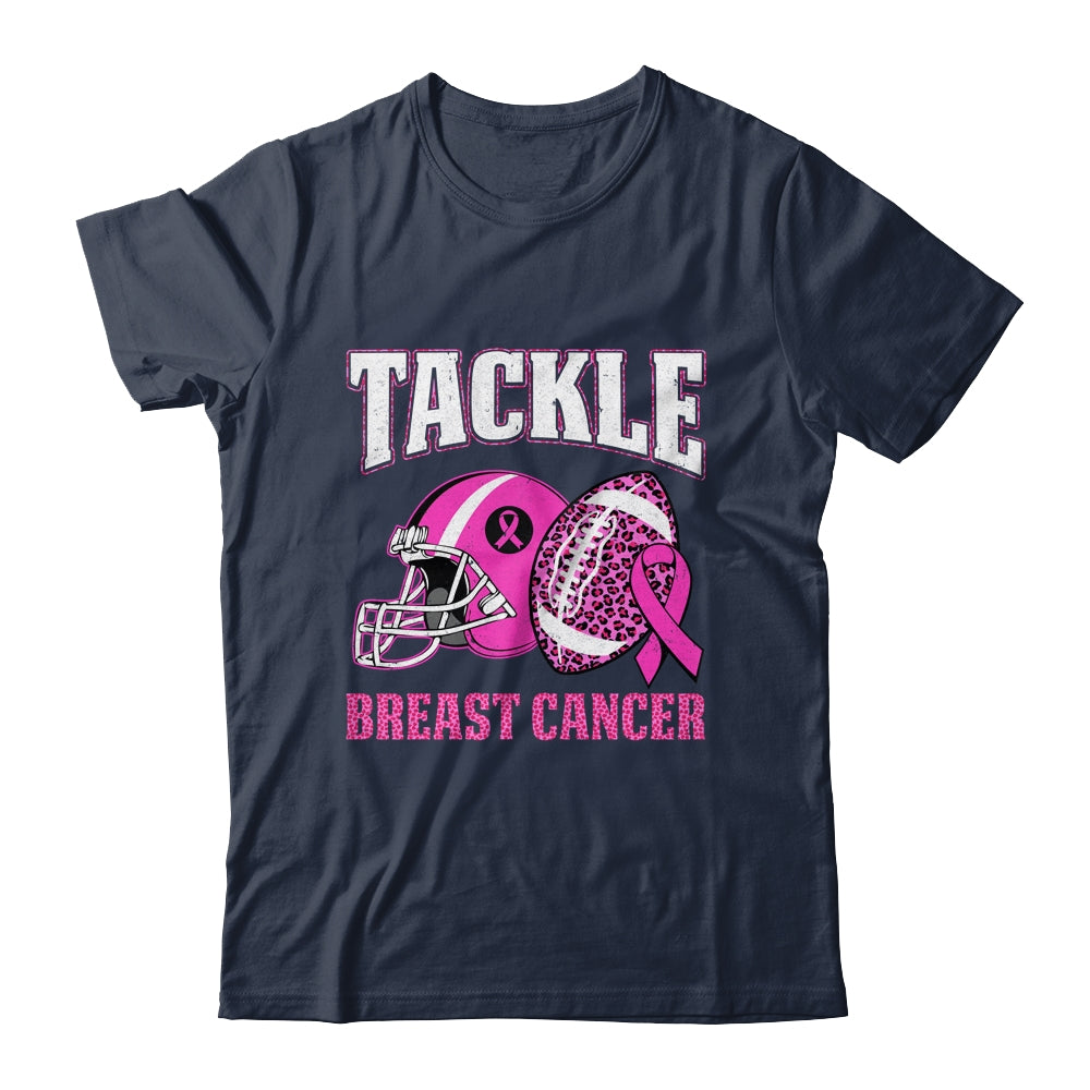 Tackle Breast Cancer Awareness American Football Women Mom Shirt & Hoodie | teecentury