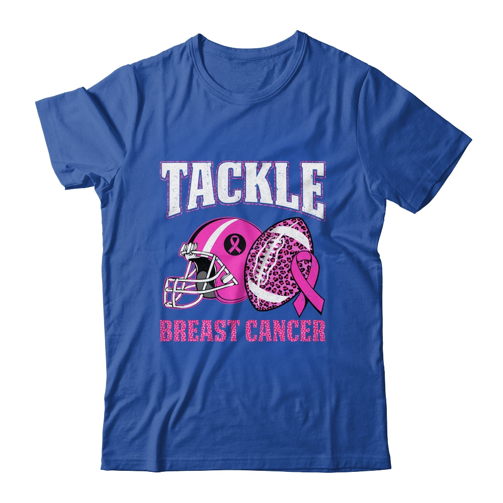 Tackle Breast Cancer Awareness American Football Women Mom Shirt & Hoodie | teecentury