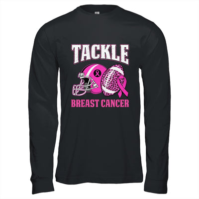 Tackle Breast Cancer Awareness American Football Women Mom Shirt & Hoodie | teecentury