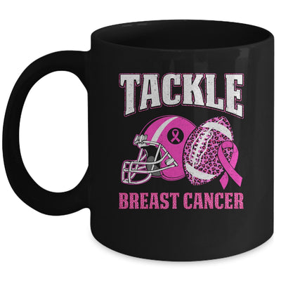 Tackle Breast Cancer Awareness American Football Women Mom Mug | teecentury