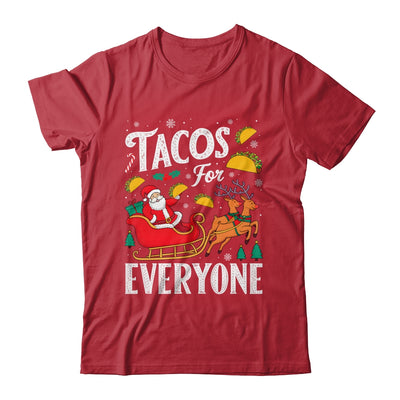 Tacos For Everyone Christmas Taco Funny Xmas Santa Family Shirt & Sweatshirt | teecentury